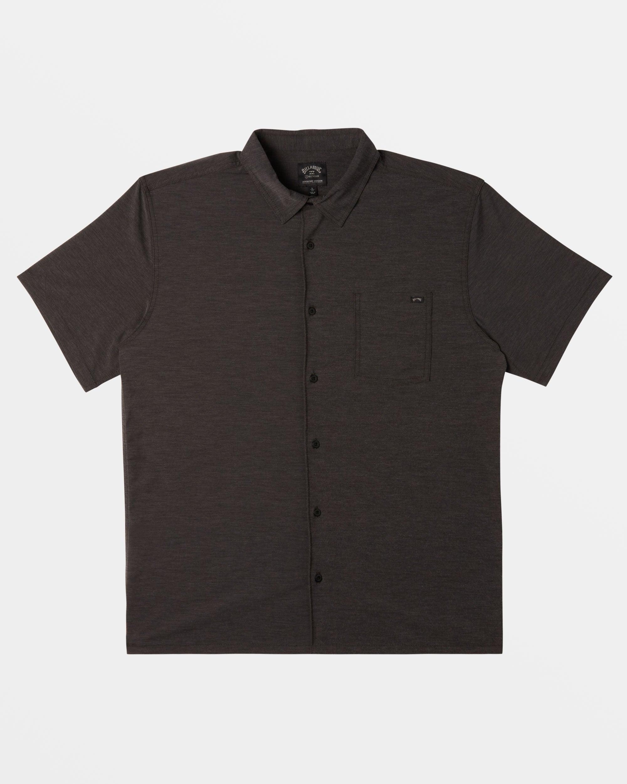 A/Div Surftrek Trail Short Sleeve Shirt - Black Male Product Image