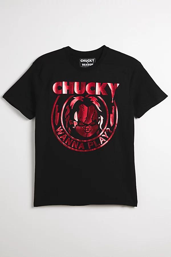 Chucky Wanna Play Graphic Tee Mens at Urban Outfitters Product Image