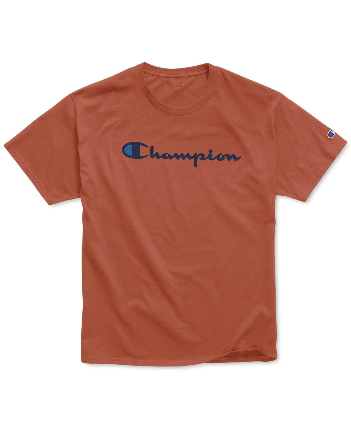 Mens Champion Classic T-Shirt, Script Logo Surf The Web XS Product Image