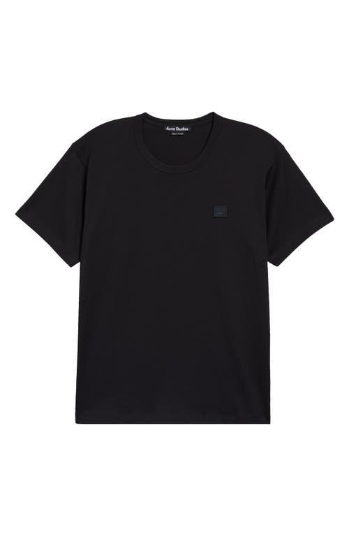 Acne Studios Face Patch Cotton Mens T-Shirt Product Image