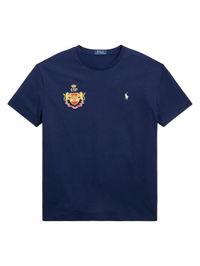 Mens Crest Patch Cotton T-Shirt Product Image