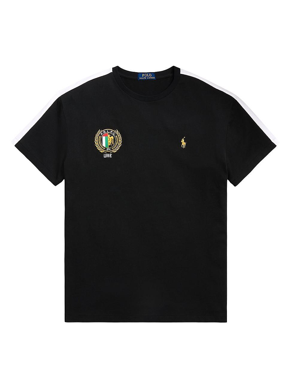 Mens Crest Patch Cotton T-Shirt Product Image