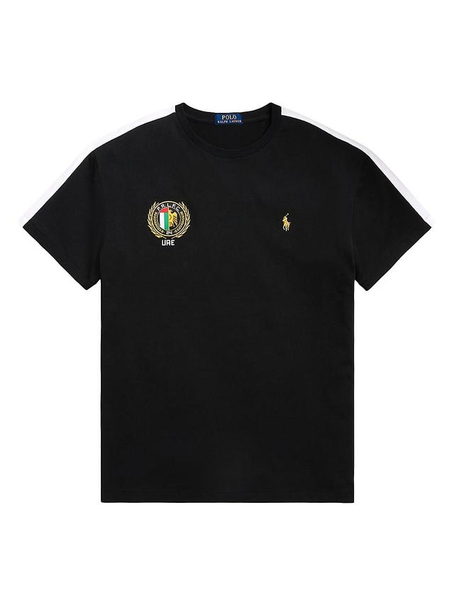 Mens Crest Patch Cotton T-Shirt Product Image