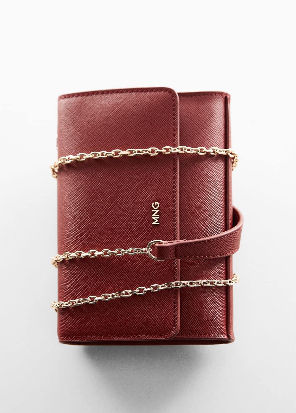 MANGO - Saffiano-effect chain bag - One size - Women Product Image