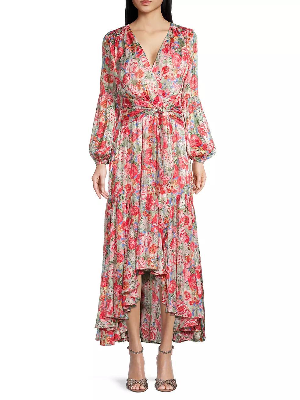 Makayla Floral High-Low Dress Product Image