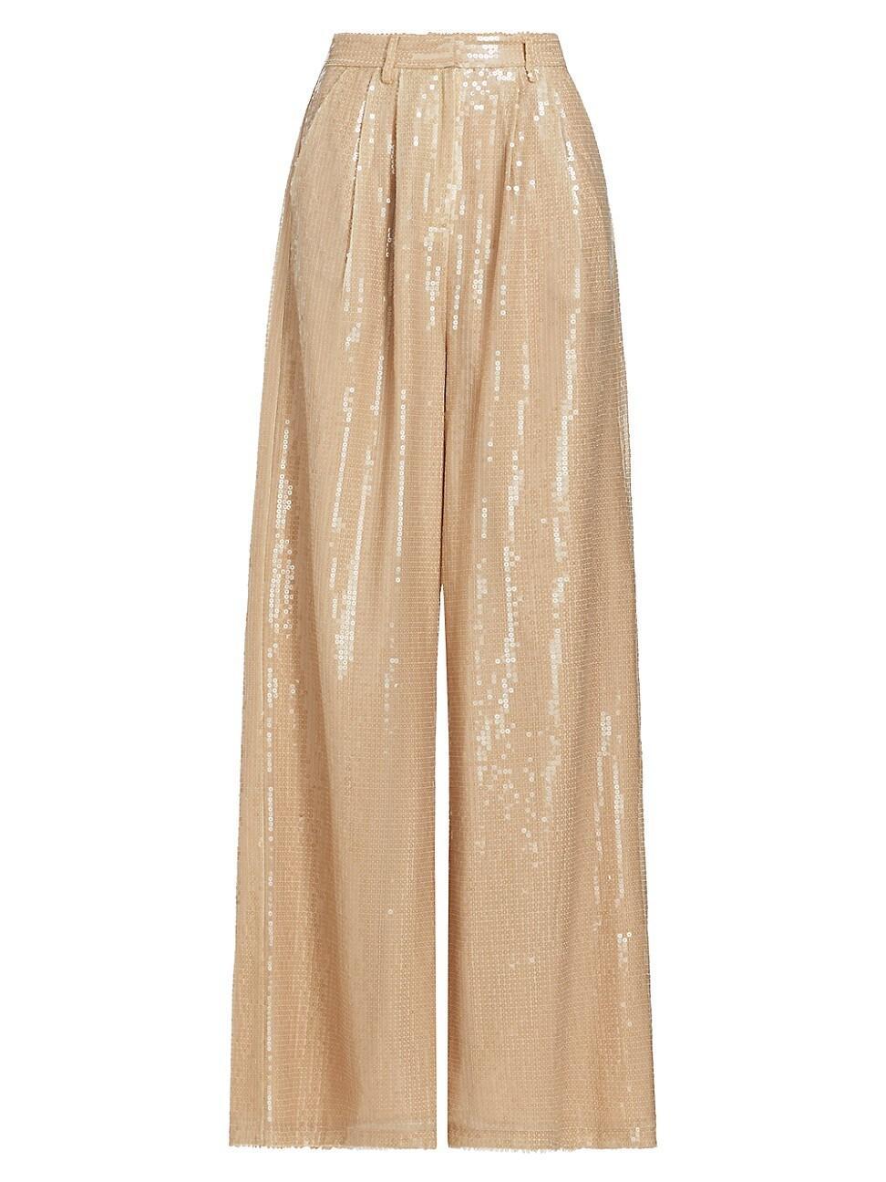 Womens Roxanne Sequined Trousers Product Image