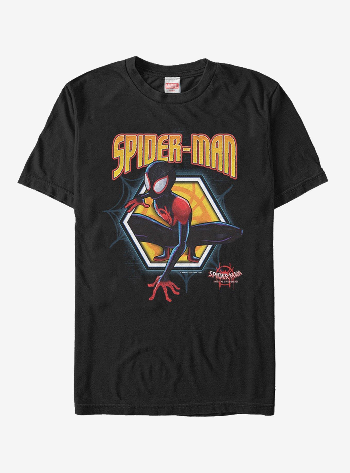 Marvel Spider-Man Spider-Verse Golden Miles T-Shirt Product Image