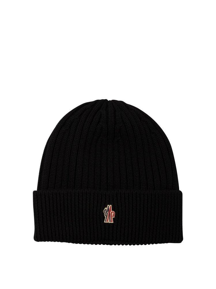 Grenoble Logo Embroidered Knit Beanie In Black Product Image