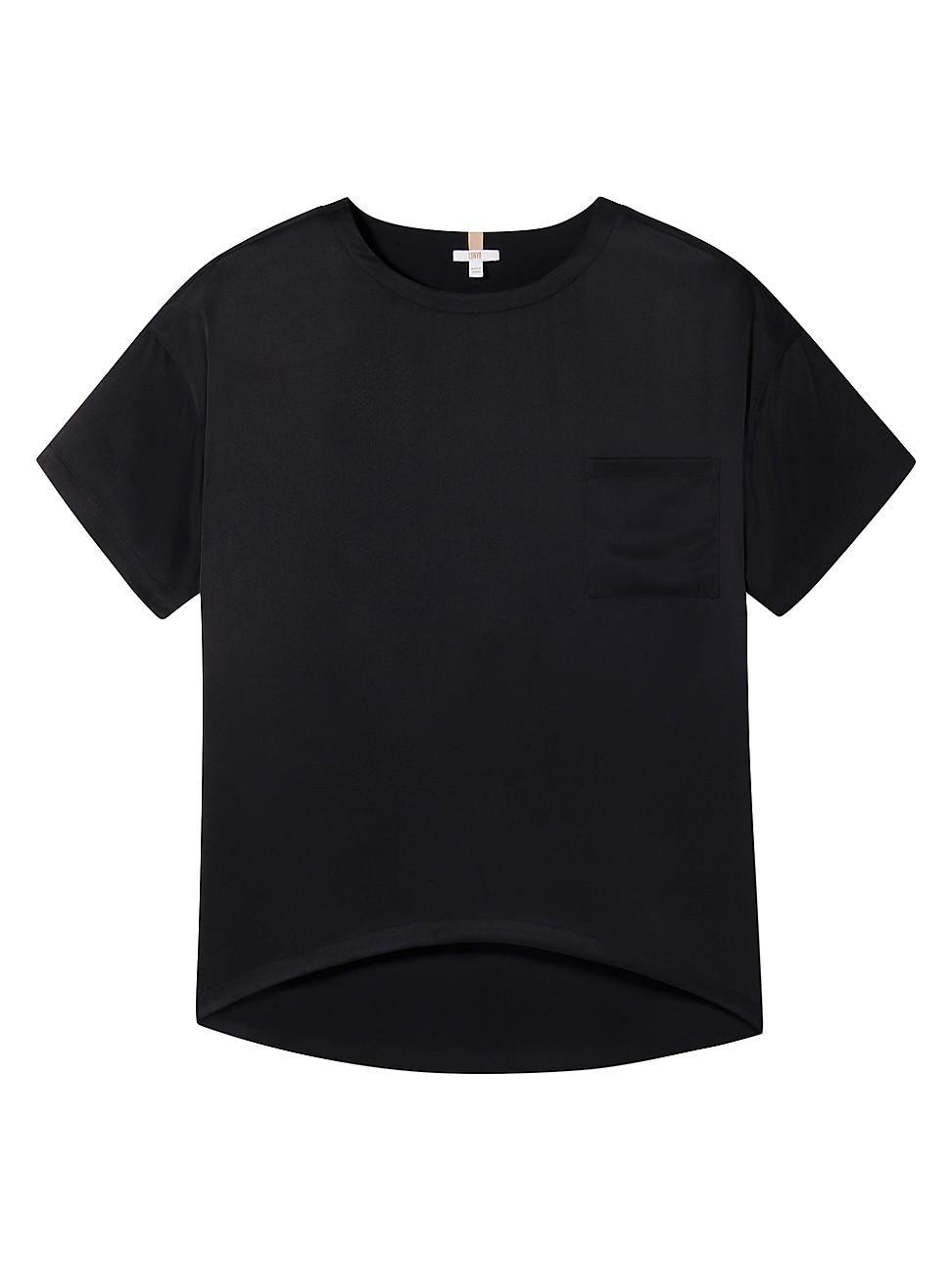 Womens Silk Oversized T-Shirt Product Image