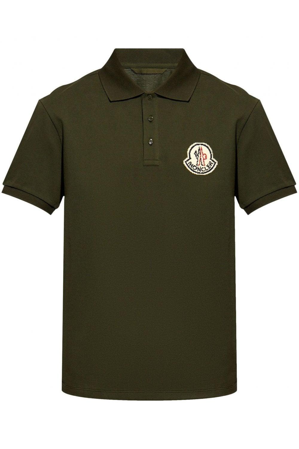 Logo Patch Polo Shirt In Green Product Image