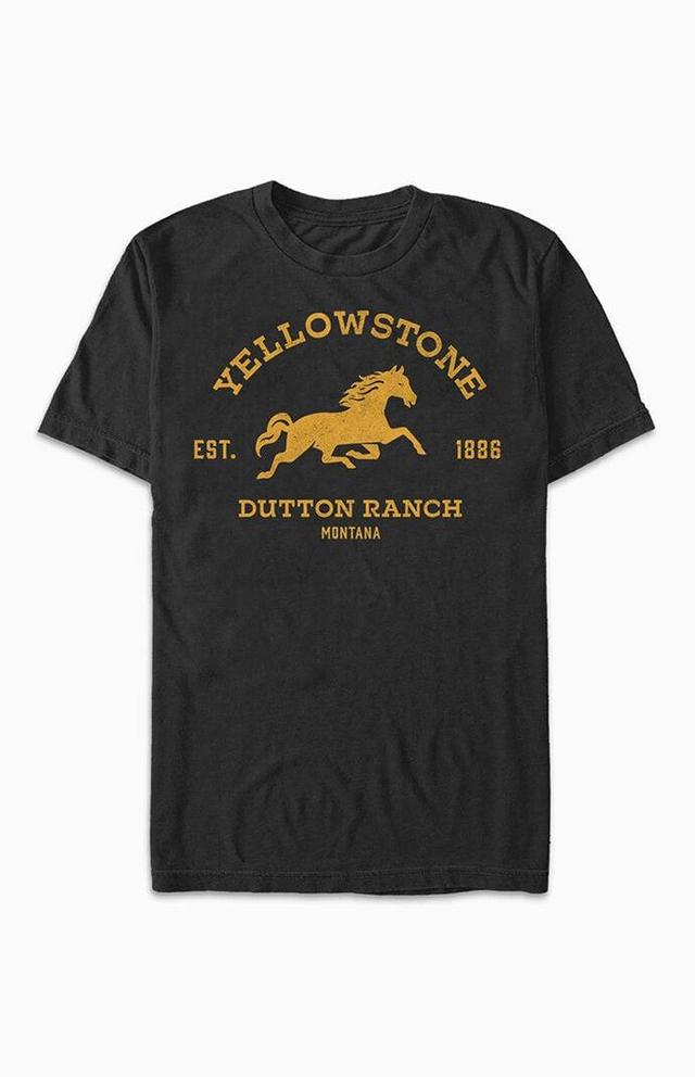 Women's Yellowstone Dutton Ranch Badge T-Shirt Product Image