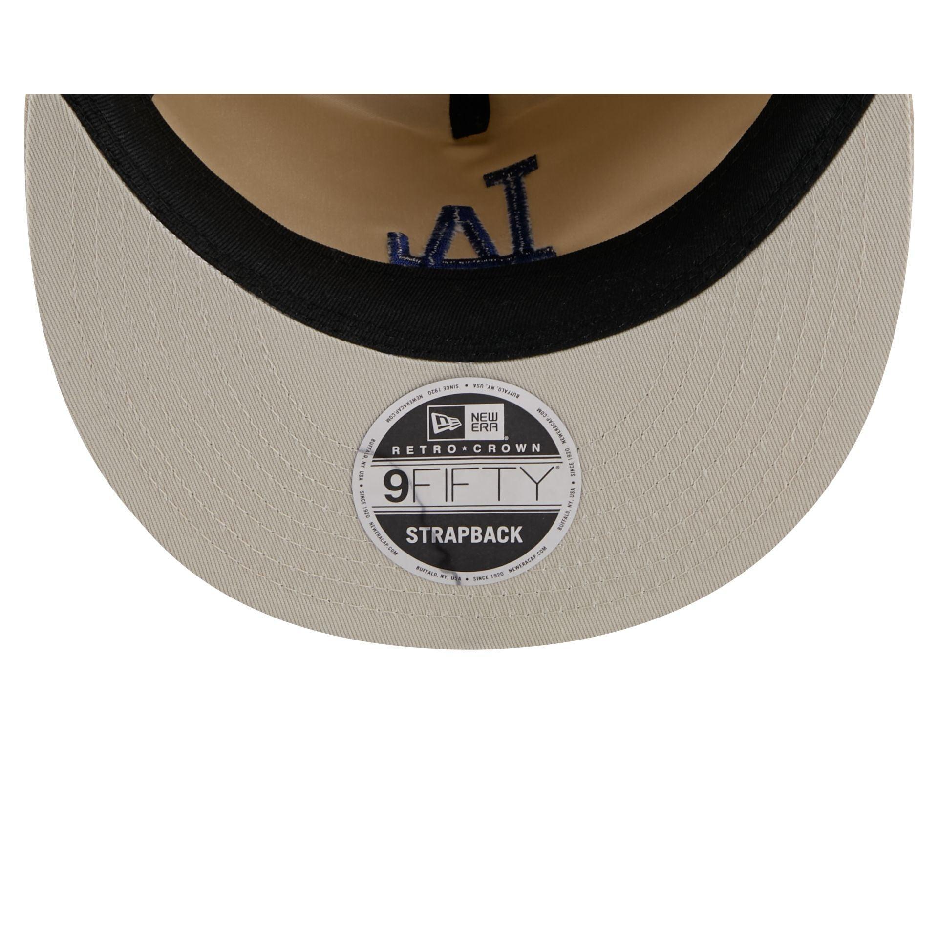 Los Angeles Dodgers Brushed Nylon Retro Crown 9FIFTY Adjustable Hat Male Product Image