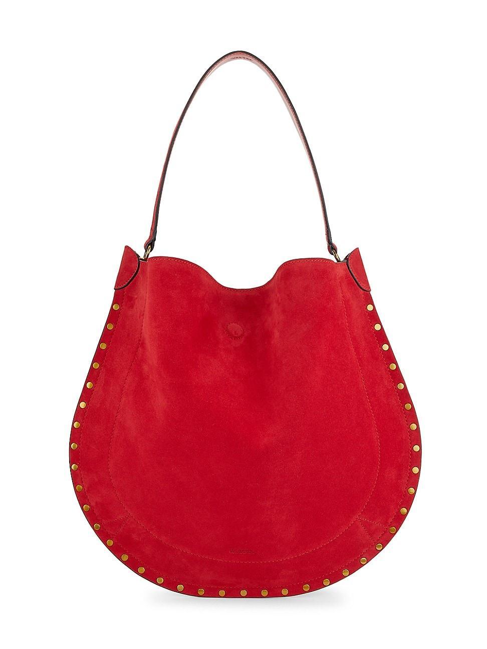 Isabel Marant Large Oskan Suede Hobo Bag Product Image