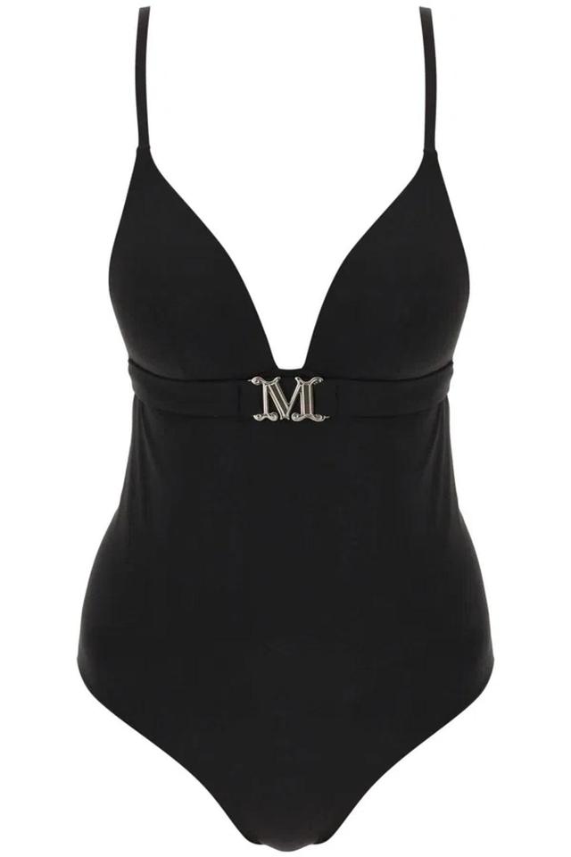 One-piece Swimsuit With Cup In Black Product Image