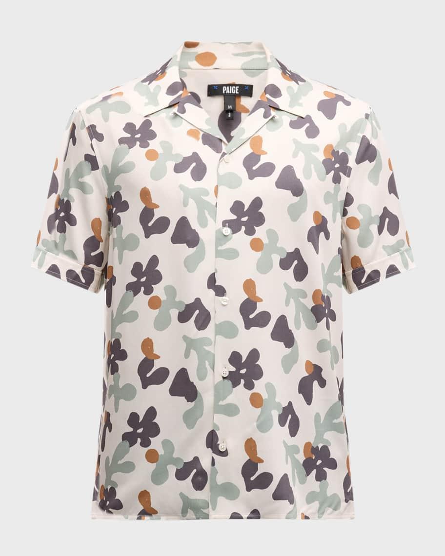 Mens Landon Abstract Camp Shirt Product Image