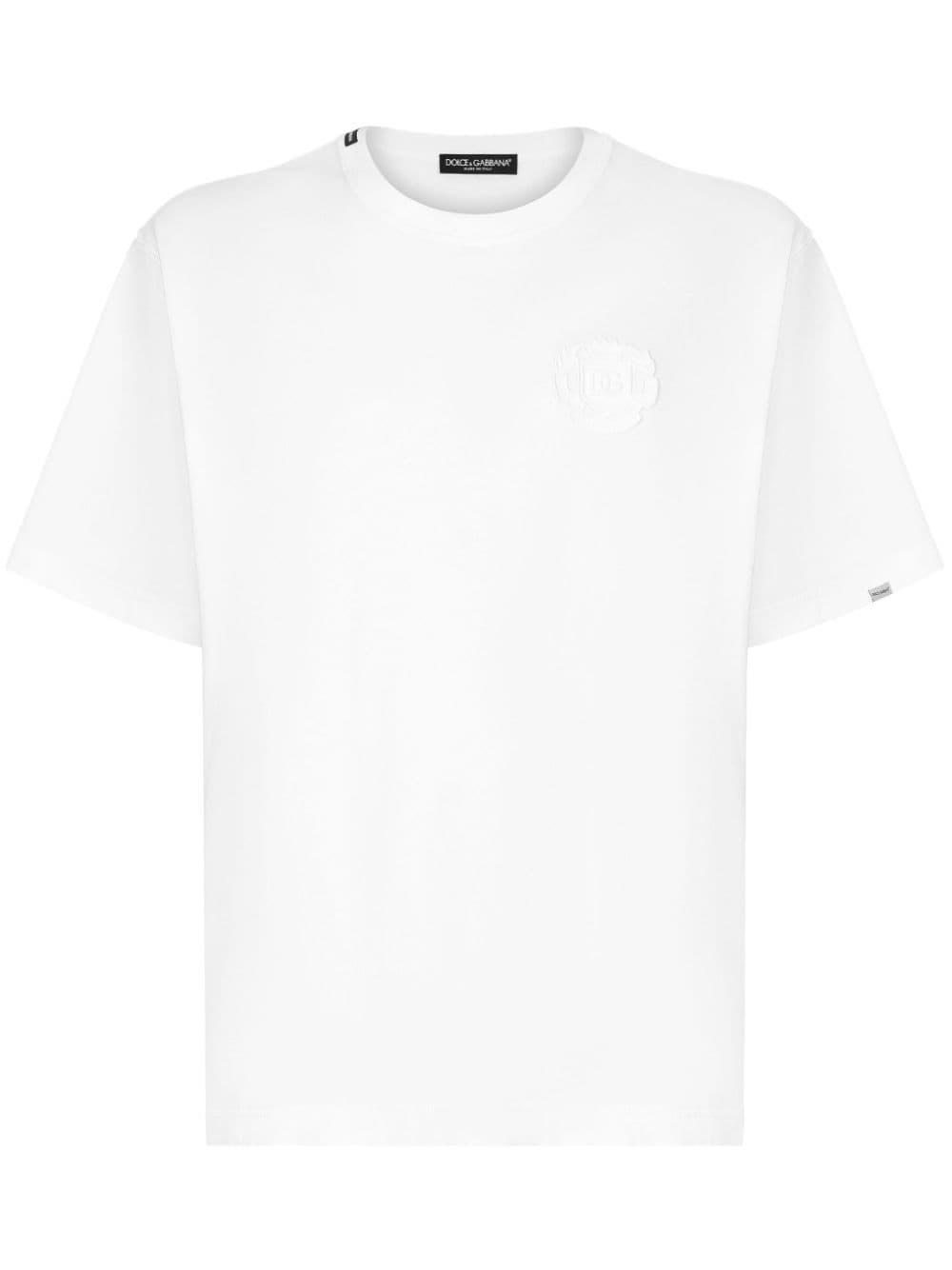 Embroidered Logo T-shirt In White Product Image