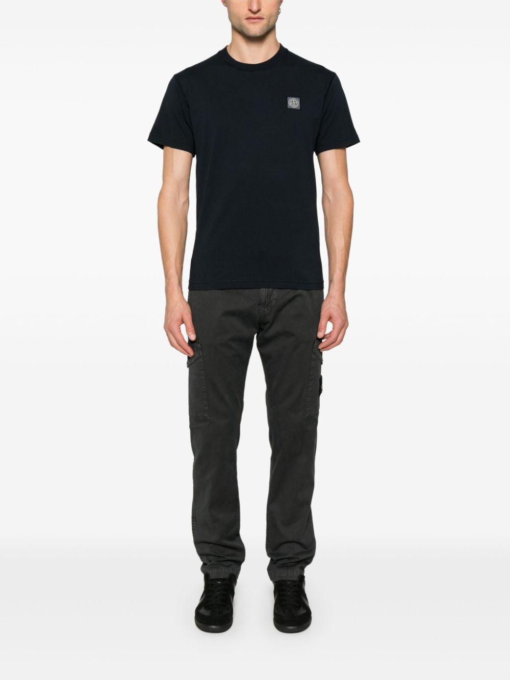 STONE ISLAND Compass-badge Cargo Trousers In Grey Product Image