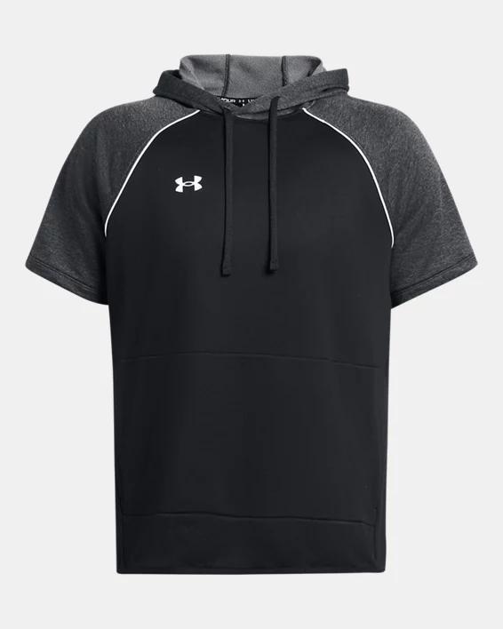 Men's UA Command Warm-Up Short Sleeve Hoodie Product Image