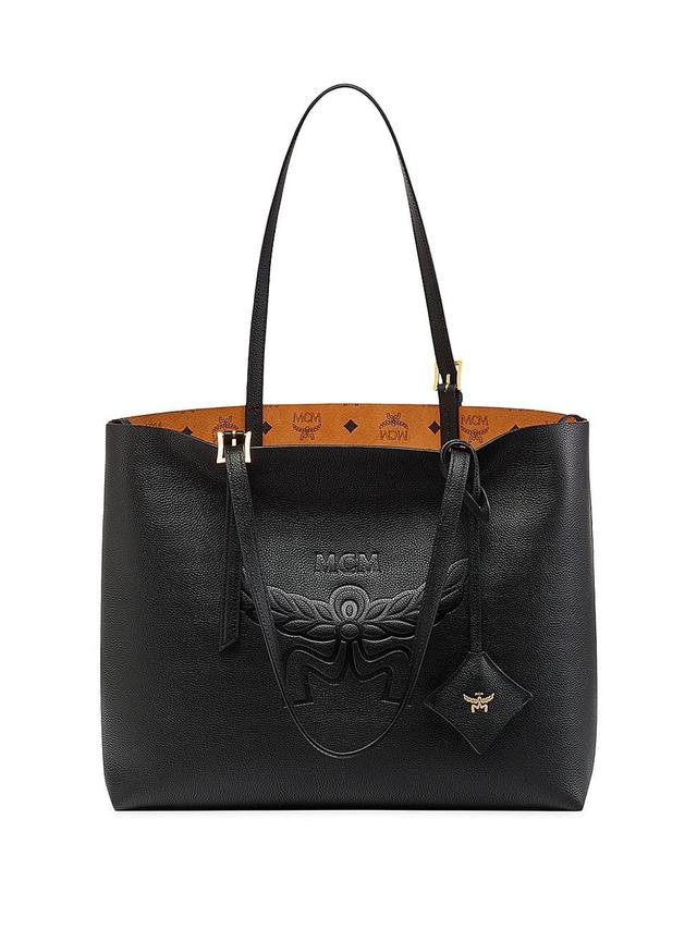 Womens Himmel Medium Leather Shopper Bag Product Image