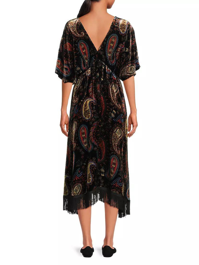 Nash Paisley Midi-Dress Product Image