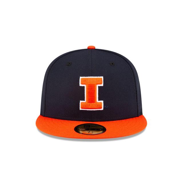 Illinois Fighting Illini 59FIFTY Fitted Hat Male Product Image