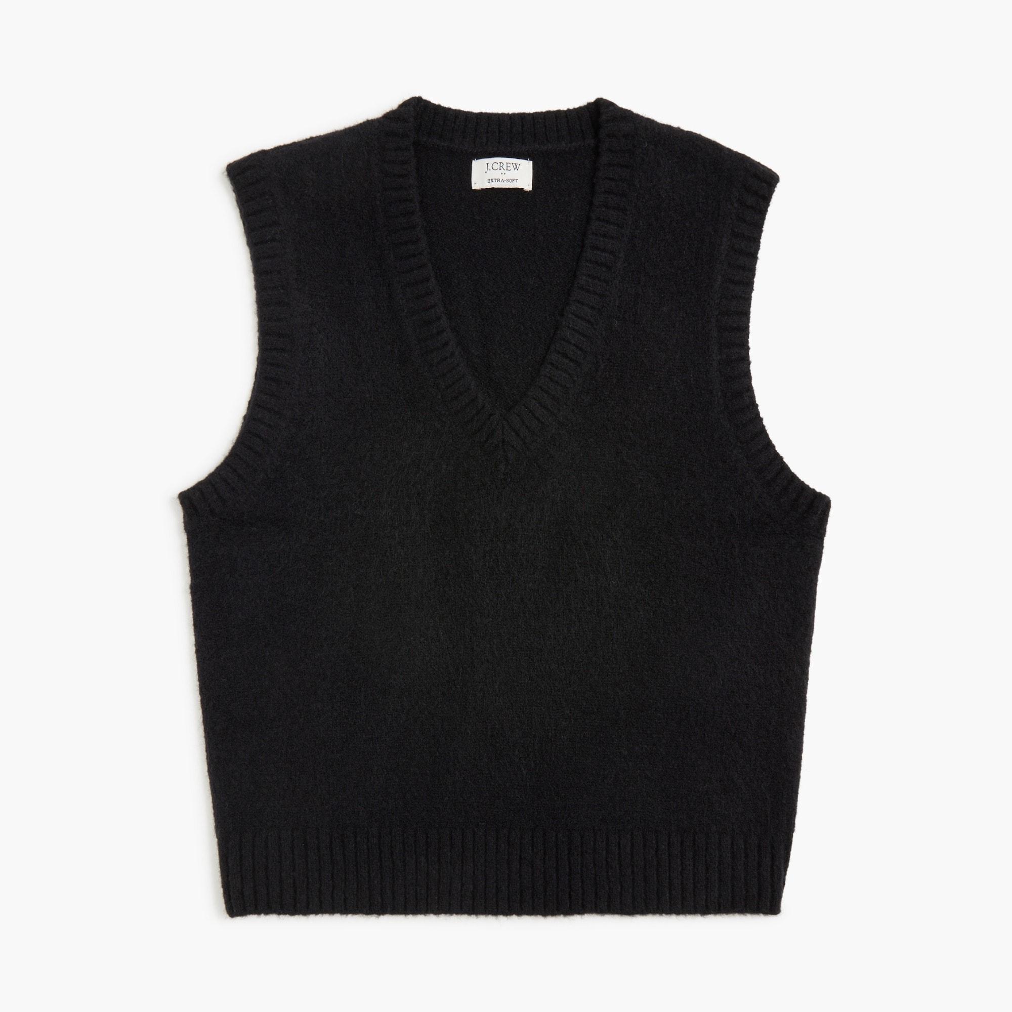 Sweater-vest in extra-soft yarn Product Image