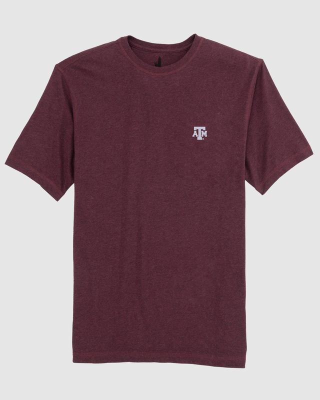 johnnie-O Texas A&M Heathered Spencer Cotton T-Shirt Product Image