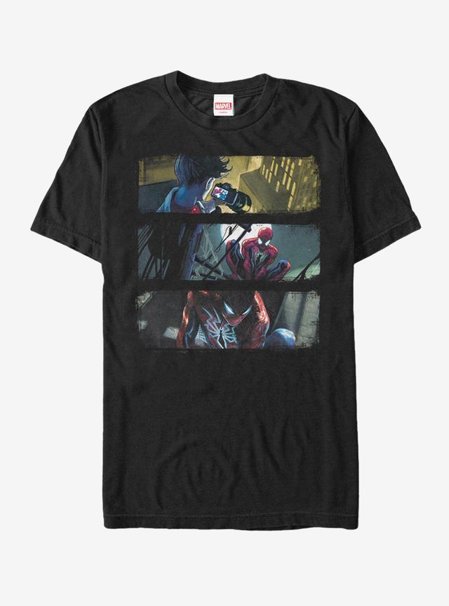 Marvel Spider-Man Video Panels T-Shirt Product Image