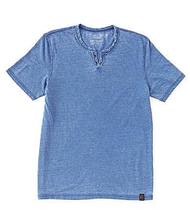 Lucky Brand Button Notch Neck T-Shirt Product Image