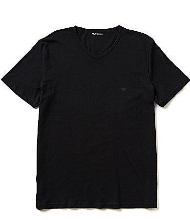 Emporio Armani 3-Pack V-neck Cotton T-Shirts Product Image