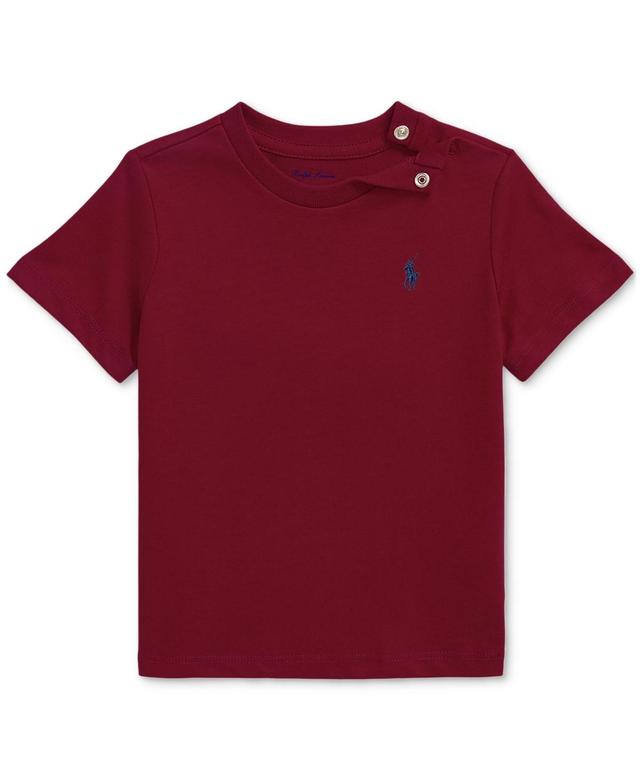 Polo Ralph Lauren Baby Boys Cotton Jersey Crewneck T Shirt Product Image