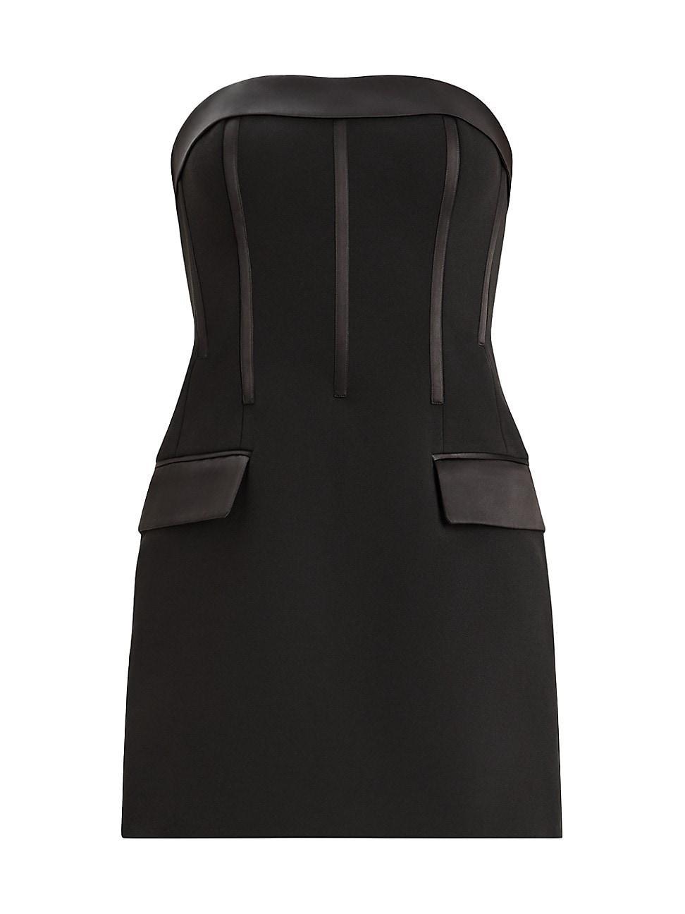 Zac Posen Strapless Corset Mini Dress Product Image