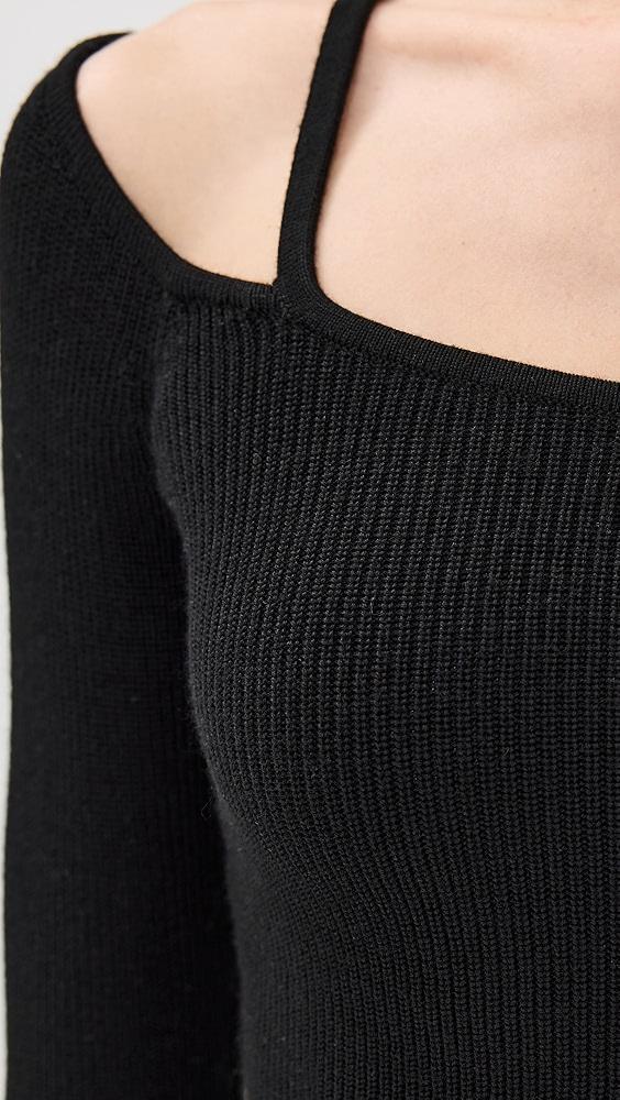 Reformation Romey Regenerative Merino Ribbed Sweater | Shopbop Product Image