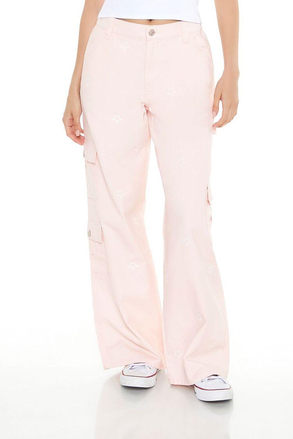 Star Print Cargo Pants | Forever 21 Product Image