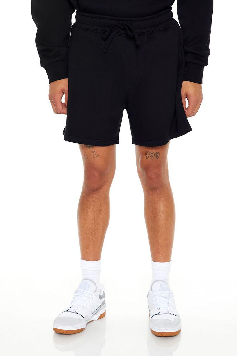 Drawstring Cotton-Blend Shorts | Forever 21 Product Image