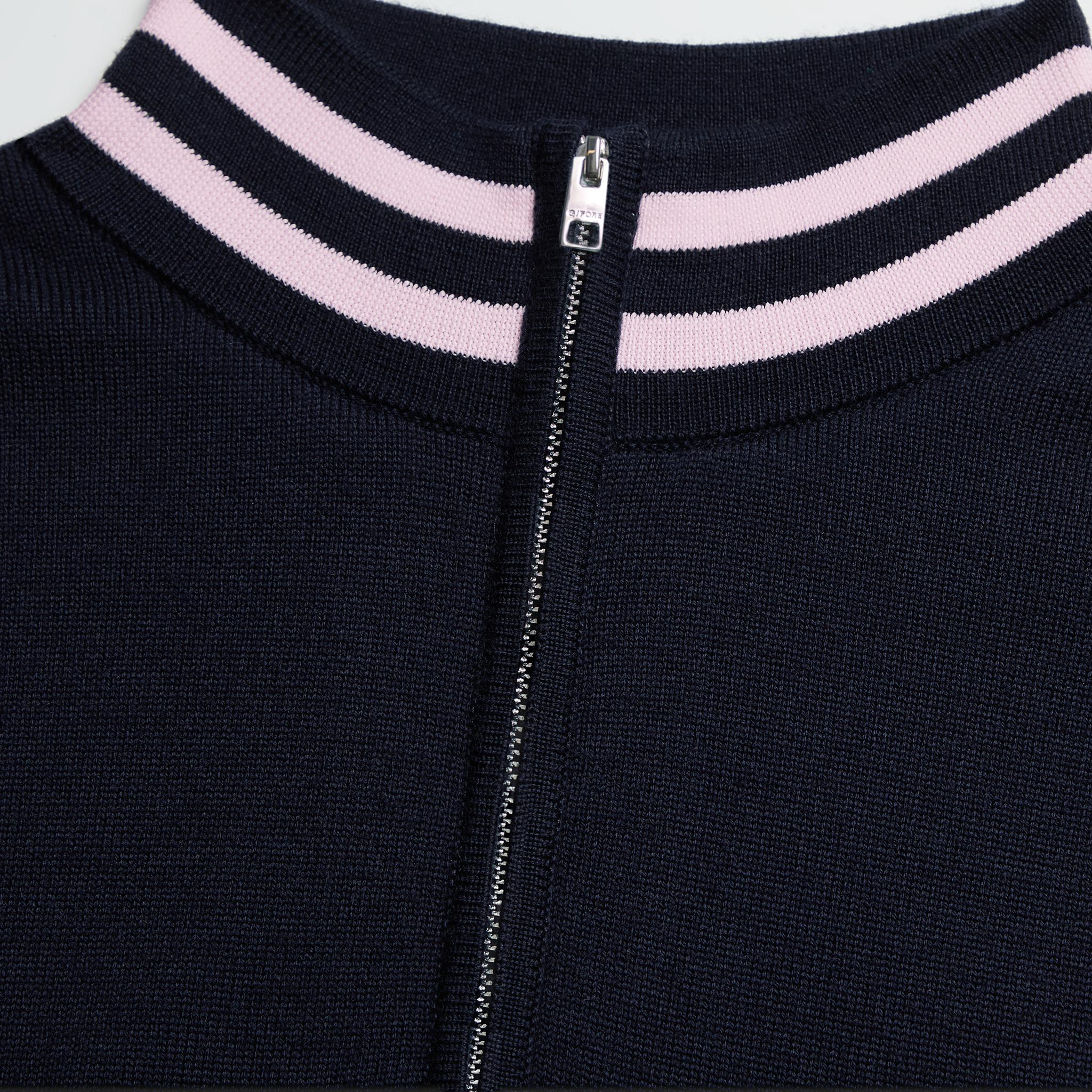 WIND BREAKER MERINO WOOL QUARTER ZIP VEST Product Image