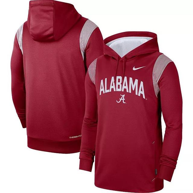 Mens Nike Crimson Alabama Crimson Tide 2022 Game Day Sideline Performance Pullover Hoodie ALA Red Product Image