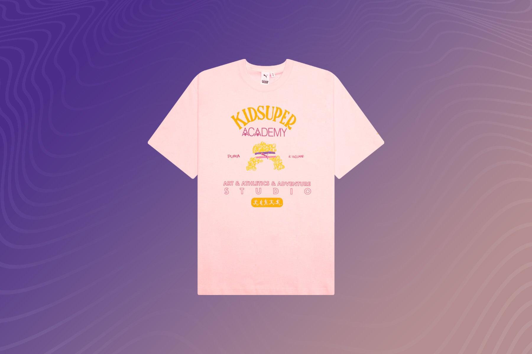 Puma x KidSuper Graphic Tee - Pink Male Product Image