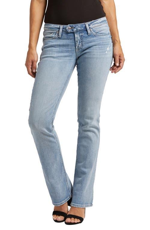 Silver Jeans Co. Womens Tuesday Low Rise Slim Bootcut Jeans Product Image