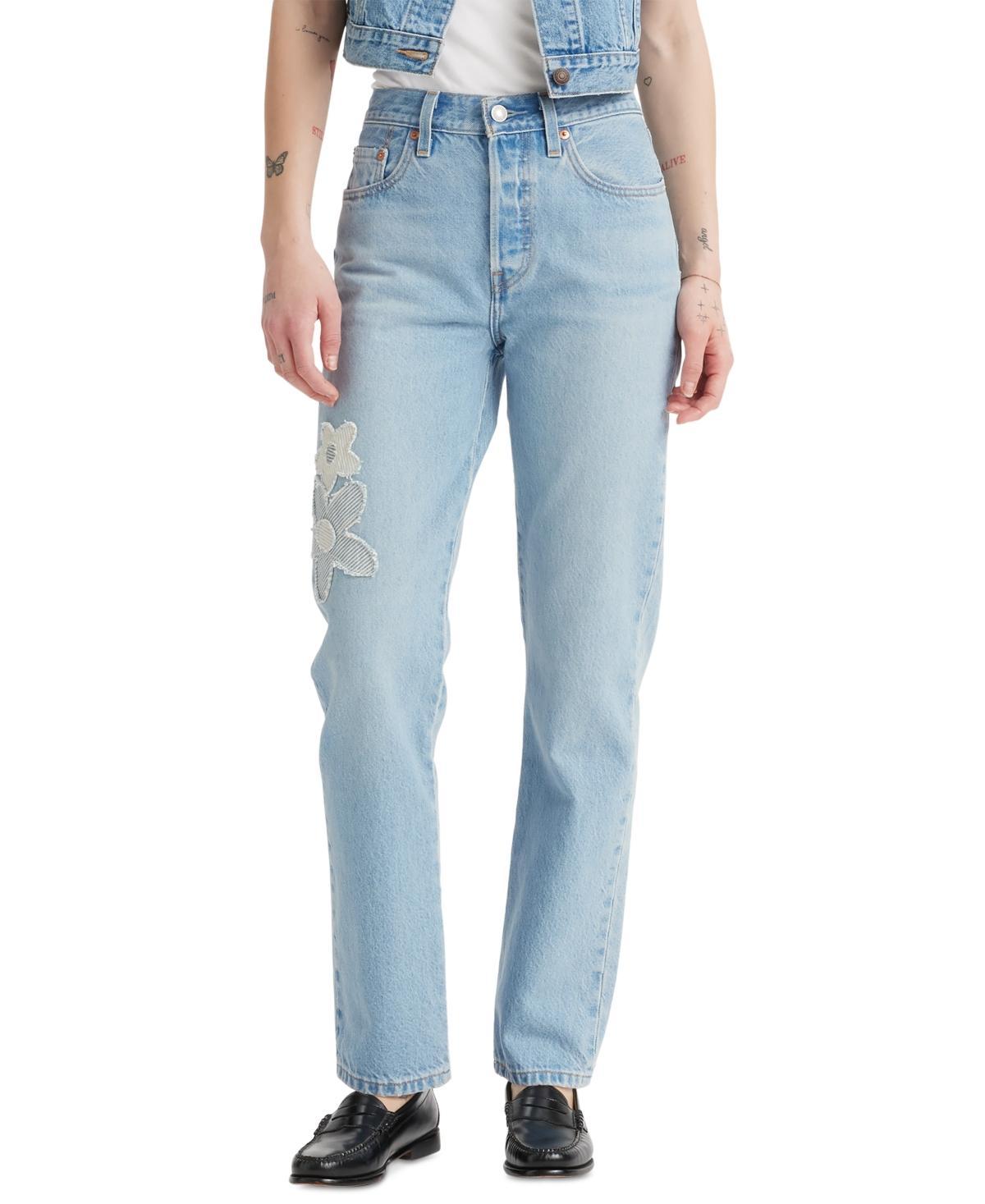 Women's 501 Original-Fit Straight-Leg Jeans Product Image