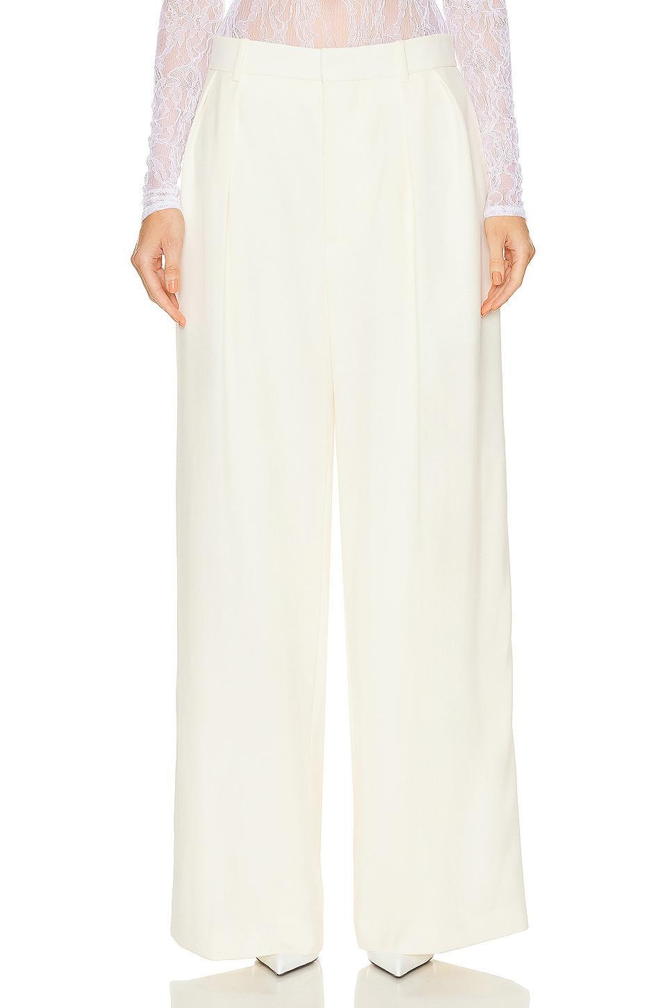 WARDROBE.NYC Evening Trouser in White product image