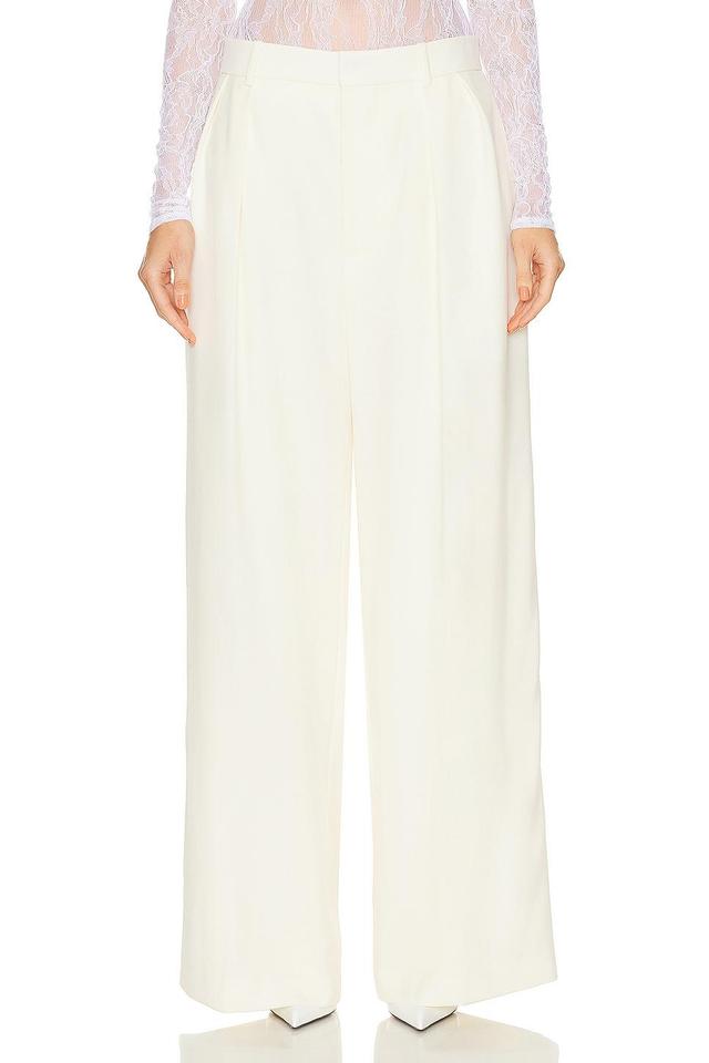 WARDROBE.NYC Evening Trouser in White Product Image