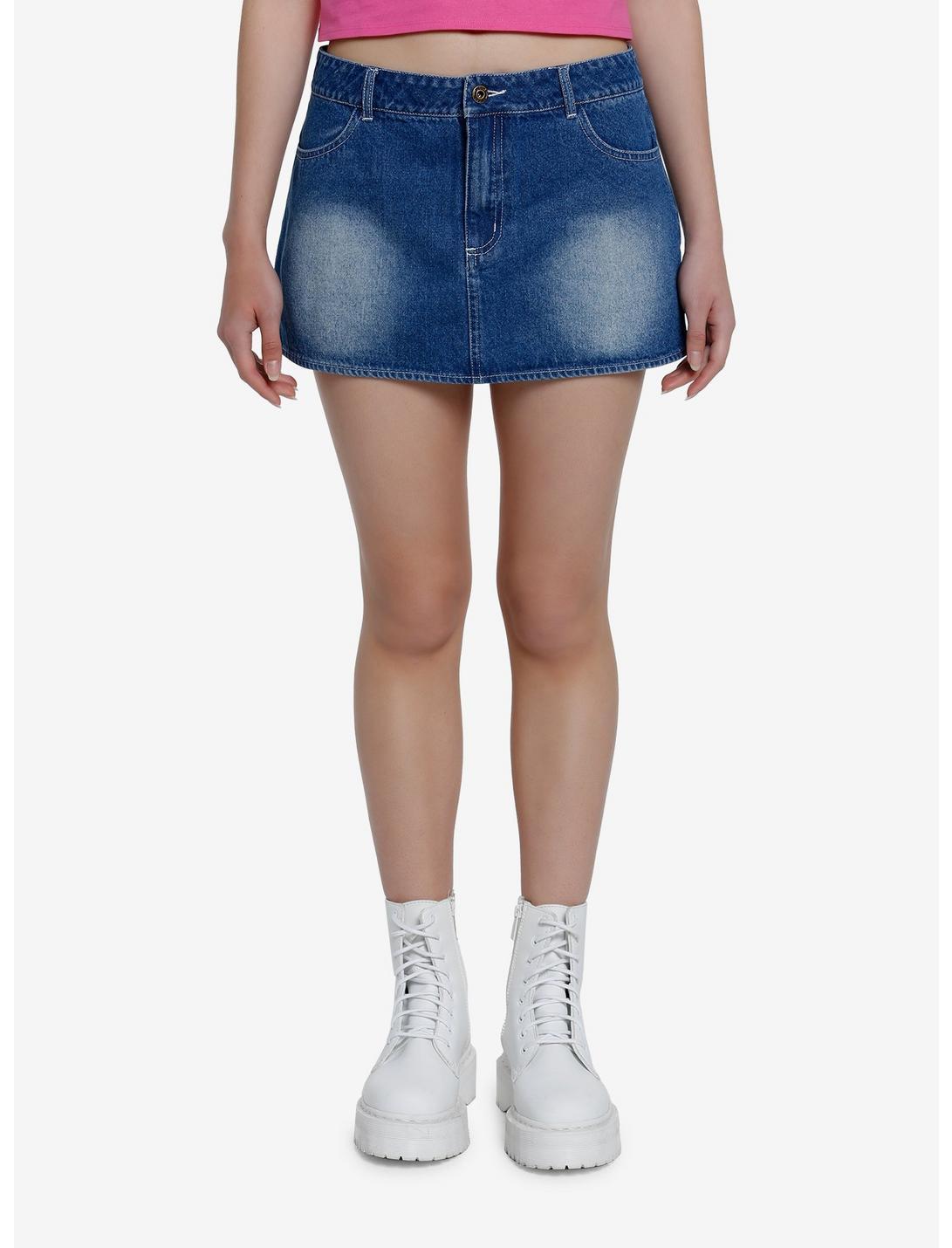 Blue Denim Mini Skirt product image