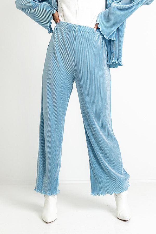 Keen On You Pleated High Waist Pants Product Image