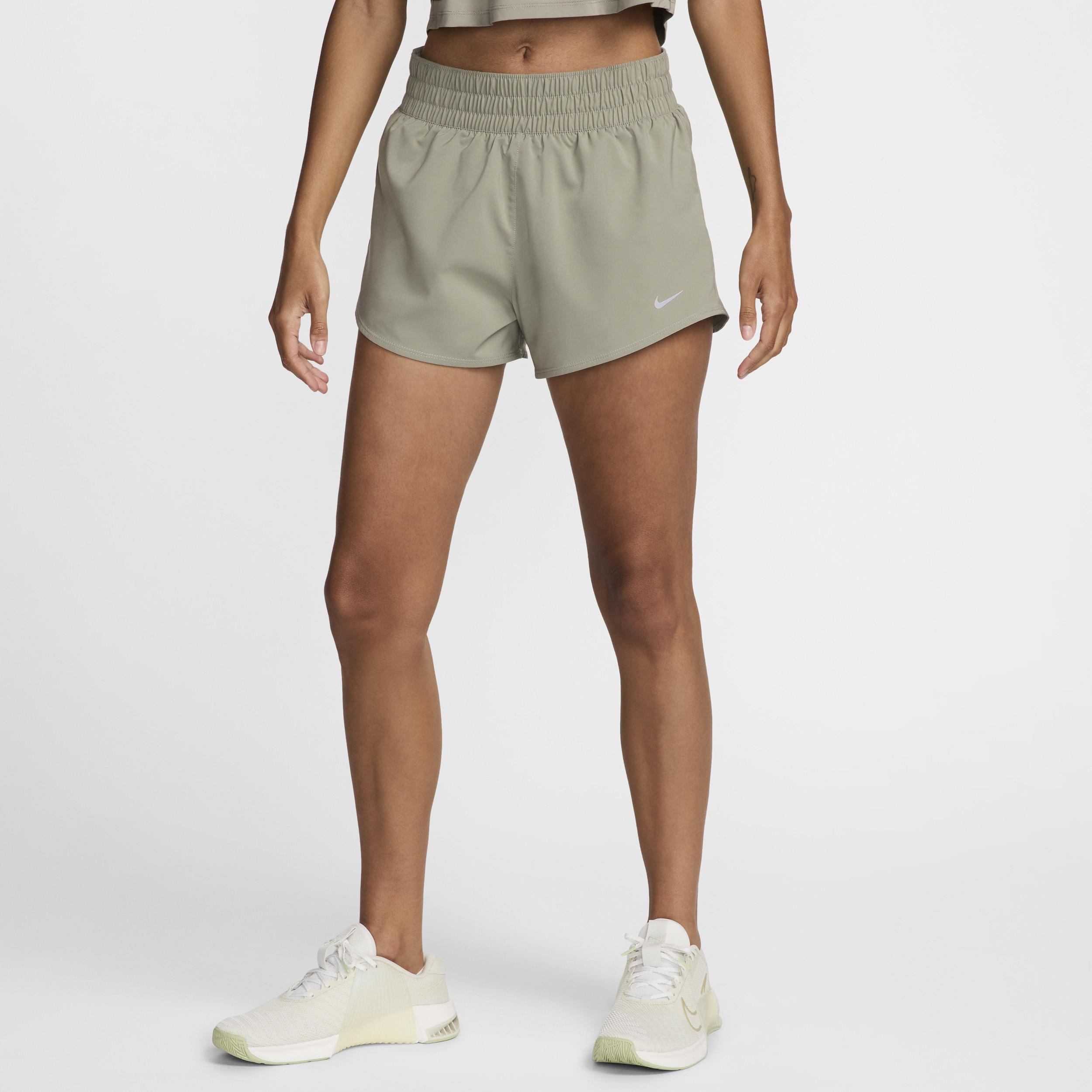 Nike Women's One Dri-FIT Mid-Rise 3" Brief-Lined Shorts product image