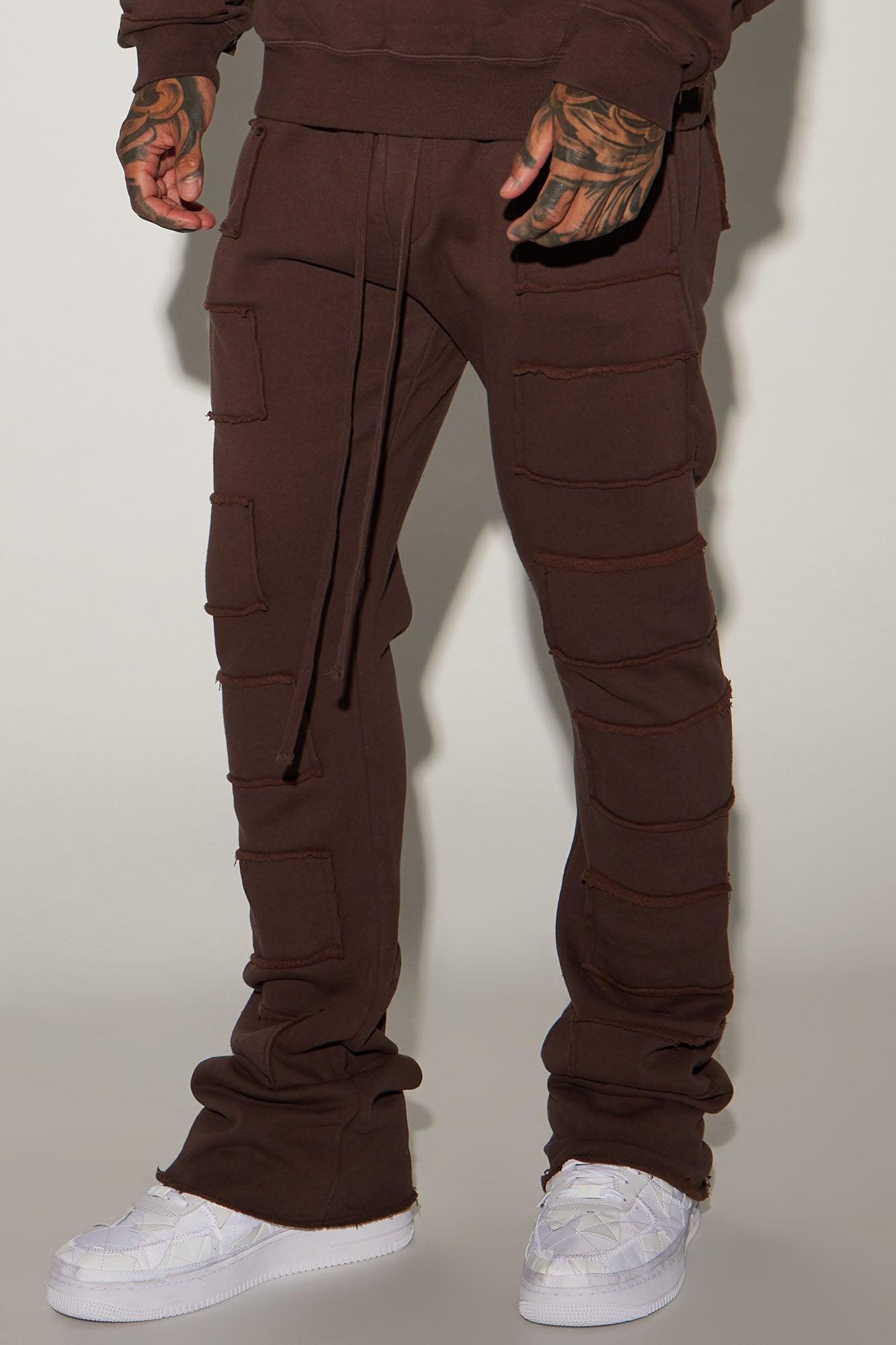 Tyson Let You Go Flared Sweatpant - Dark Brown Product Image