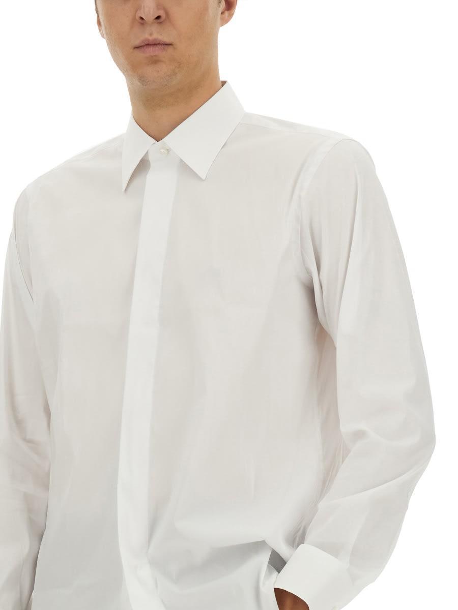 HUGO BOSS Cotton Shirt In White Product Image