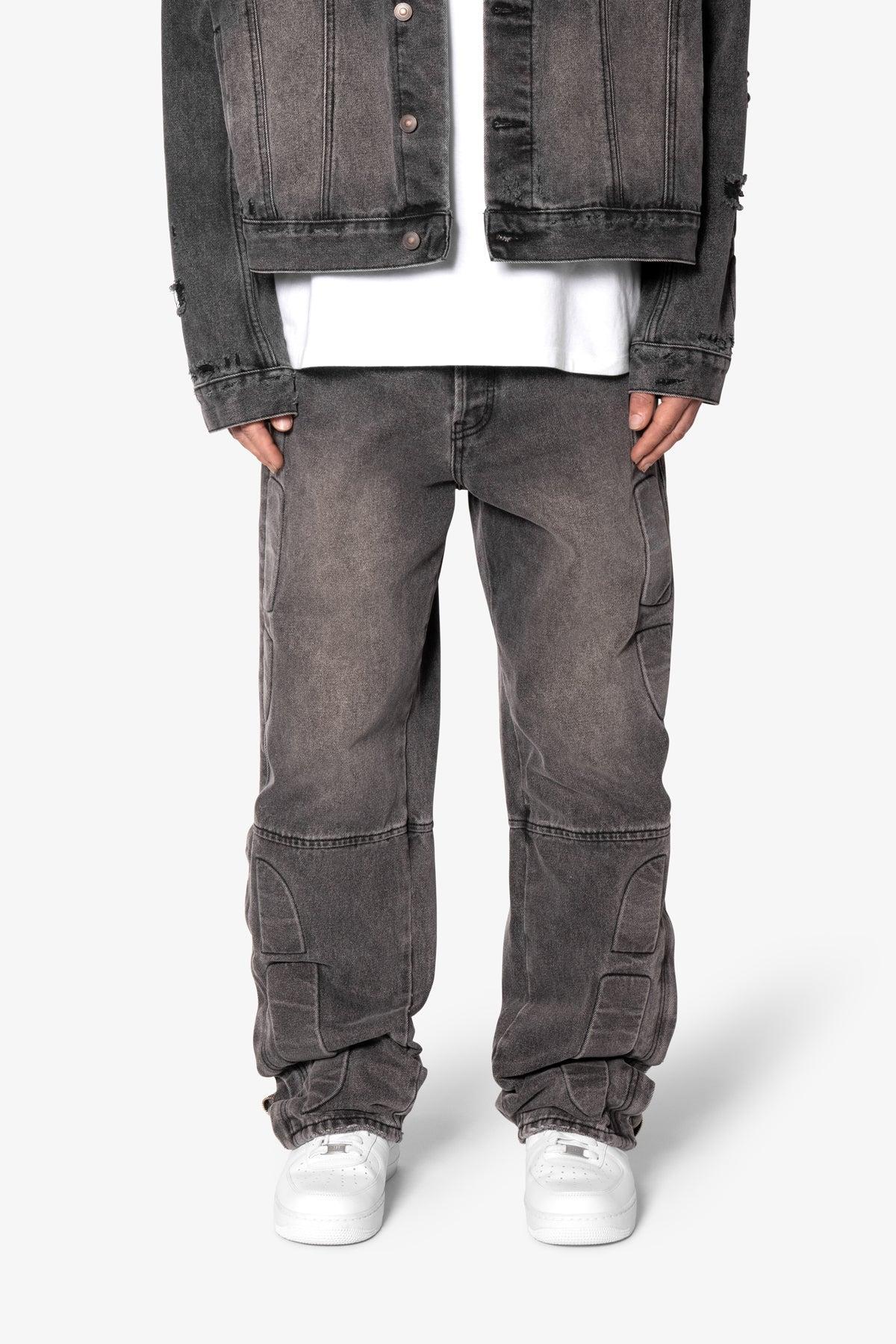 Ultra Baggy Moto Denim - Black product image