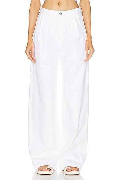 Citizens of Humanity Maritzy Pleated High Waist Wide Leg Organic Cotton Trouser Jeans Product Image