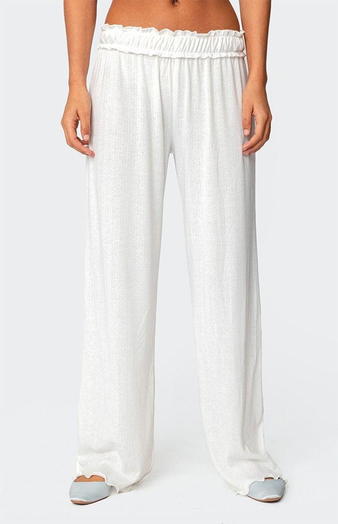 Edikted Women's Sylvia Pointelle Pants Product Image